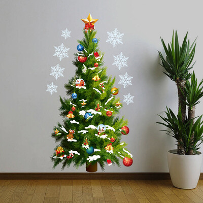 

Tailored 2018 Merry Christmas Household Room Wall Sticker Mural Decor Decal Removable