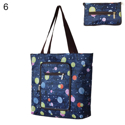 

Fashion Printed Foldable Shopping Bag Travel Grocery Storage Tote Pouch Handbag