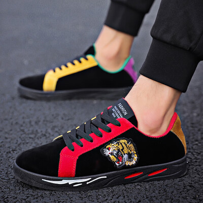 

Mens shoes fall tide shoes new warm&velvet board shoes mens social spirit guy red shoes tide shoes