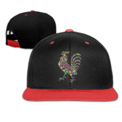 

Wiongh Opp Adjustable Baseball Youth Caps Hip Hop Hat colorful Hen Rooster Boys-Girls