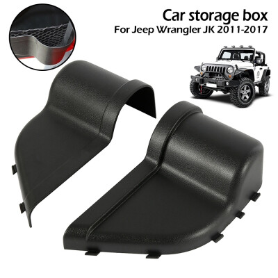 

1 Couple Front Door Storage Pockets Organizer Box for Jeep Wrangler JK 24Door 2011-2017