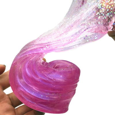 

Siaonvr Beautiful Color Mixing Cloud Slime Putty Scented Stress Kids Clay Toy
