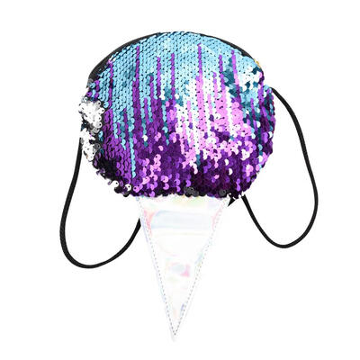 

Cute Ice Cream Women Glitter Sequins Coin Purse Girls Party Shoulder Bags