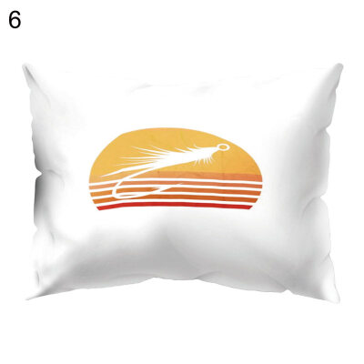 

Scenery Fox Eagle Letters Pillow Case Cushion Cover Sofa Bed Car Cafe Supply