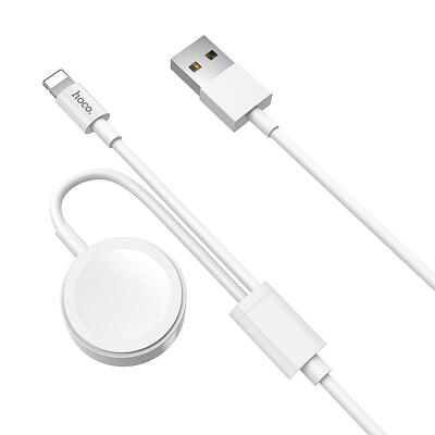 

HOCO U69 Portable 2-in-1 Magnetic IWatch Wireless Charger With Charging Cable For IPhone-12m