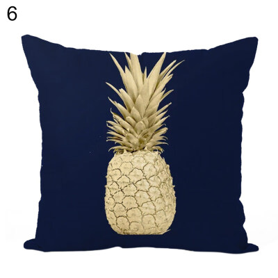 

Kiwi FruitHamburgerPineapple Pillow Case Cushion Cover Home Sofa Car Decor