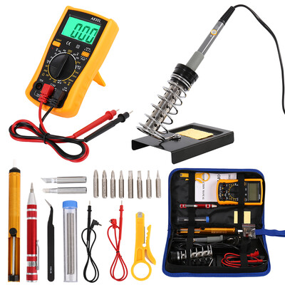 

Welding Kit for Various Repair Digital Multimeter 60W Adjustable Temperature Soldering Iron Screwdriver Soldering Station