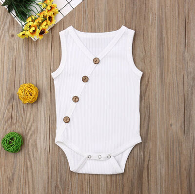 

Newborn Infant Baby Boy Girl Clothes Romper Cotton Bodysuit Jumpsuit Outfit