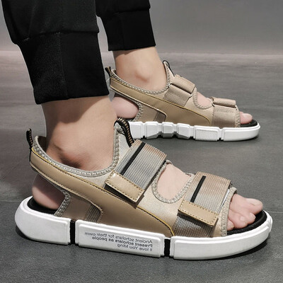 

Ins sandals mens new Korean version student leisure sandals summer sports soft-soled Vietnamese sandals