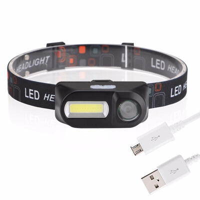 

ZHISHUNJIA YH8479 USB Charging Mini COB Strong Light Headlamp