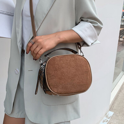 

Senior sense small bag female 2019 new chic Korean fashion matte texture wild single shoulder slung small square bag