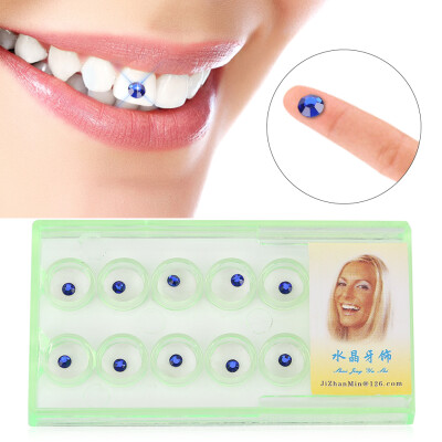 

Greensen 10pcsbox Clear Dental Tooth Nail Decoration Crystal Gem Rhinestone Nail Art DecorationTooth Decoration