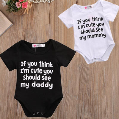 

Newborn Kids Baby Boys Girls Infant Romper Jumpsuit Bodysuit Clothes Outfit Sets