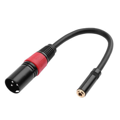 

02m XLR Male to 35mm TRS 18inch Female Stereo Audio Microphone Cable
