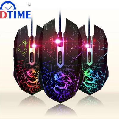

DTIME Ergonomic 3500 DPI Wired Gaming Mouse 4-button USB Game Mice