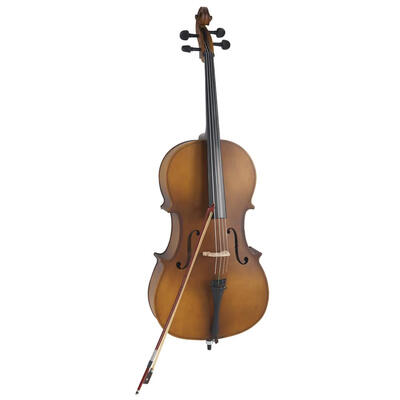 

Ktaxon 44 Professional Matte Golden Acoustic Cello for Beginner Bag Bow Rosin Bridg