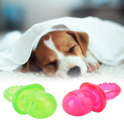 

Greensen 2Pcs Pet Puppy Molar Clean Teeth Toy Pacifier Chew Playing Training Toys for Dog Cat