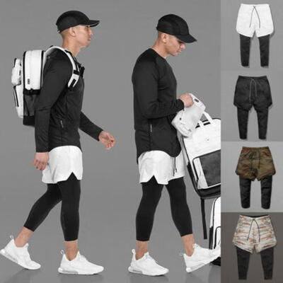 

Men Sport Pants Long Trousers Tracksuit Fitness Workout Joggers Gym Sweatpants
