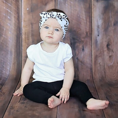 

6Pcs New Fashion Baby Girls Hair Band Headband Knotted Adjustable