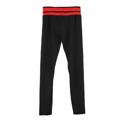 

Fashion Women Stretch Leggings Contrast Color Elastic Waist Gym Sport Running Pants Trousers