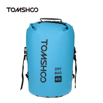 

TOMSHOO 40L Outdoor Water-Resistant Dry Bag Sack Storage Bag for Travelling Rafting Boating Kayaking Canoeing Camping Snowboarding