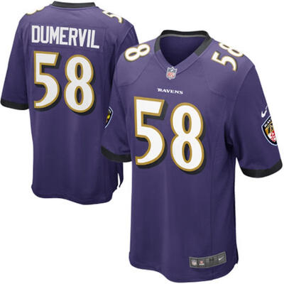

Youth Football Jersey Baltimore Ravens Elvis Dumervil Purple Game Jersey