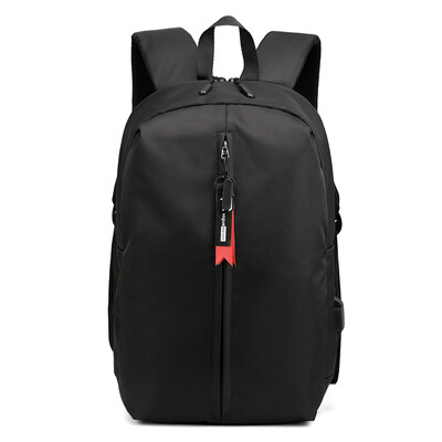 

Mens backpack computer travel leisure Korean version of fashion high school students schoolbags large capacity travel double
