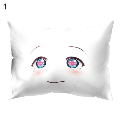 

Cute Facial Expression Pillow Case Cushion Cover Sofa Bed Car Cafe Office Decor