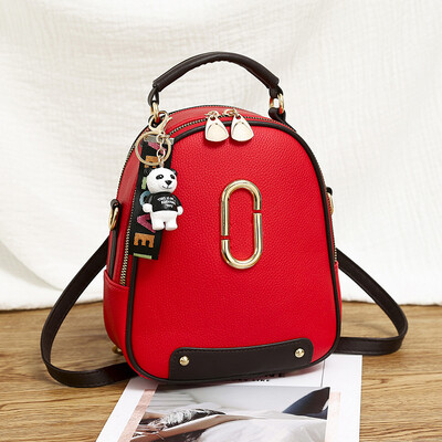 

2019 summer new Korean version of the shoulder bag backpack pu leather simple handbag tide fashion handbags