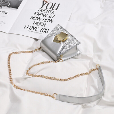 

Mini bag handbags new 2019 Korean version of the tide personality MINI coin purse fashion sequins shoulder Messenger bag