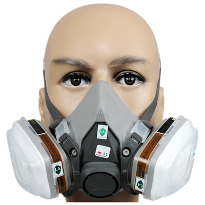 

3M gas mask 6200 6005CN anti-formaldehyde decoration odor&other organic vapor seven sets