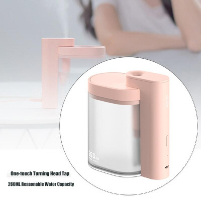 

Sothing 260ML Geometric Humidifier Household Mute Air Ultrasonic Purifying Mist Maker Water Nebulizer USB Charging Port Powered Li