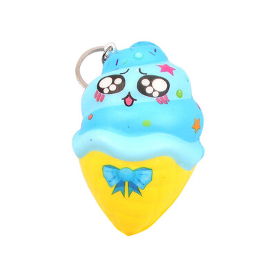 

Gotoamei Cute Ice Cream Stress Reliever Keychain Scented Super Slow Rising Squeeze Toy