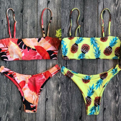 

Fashion Women Ladies Pineapple Swimwear Beachwear Swimsuit Bathing Suit Bikini