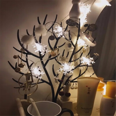 

15M 10 LED Snowflakes Shape String Lights Party Wedding Christmas Decor Lights