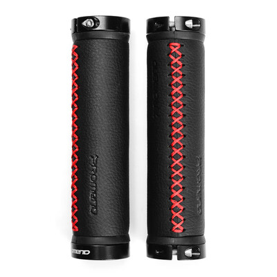 

Fiber Leather MTB Mountain Bike Bicycle Handlebar Grips Cycling Lock-On Ends
