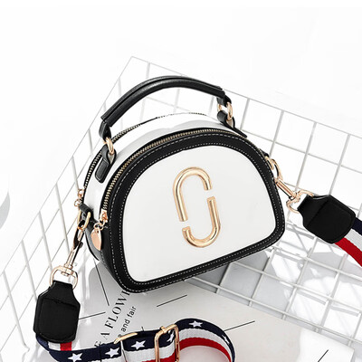 

Womens 2018 new fashion Korean version fashion simple Baitao ladies bag single shoulder bag inclined bag