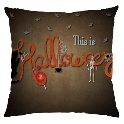 

〖Follure〗Halloween Pumpkin Pillow Cover Pillowcases Decorative Sofa Cushion Cover