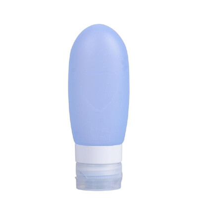 

Refillable Travel Bottles Silicone Squeezable Tube Sets Cosmetic Toiletry Containers for Shampoo Lotion Soap White  89ml