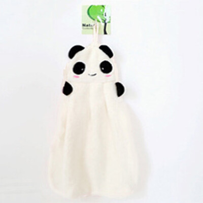 

Cute Animal Hand Towel Cartoon Hanging Baby Face Kids Washcloth Bath Water Dry