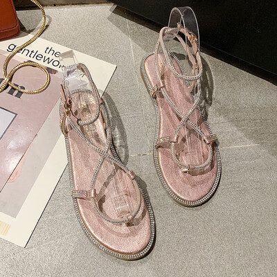 

Sandals Fairy Wind Super Fire Ins Tide Flat Bottom Summer Water Drill Everything Late Roman Shoes