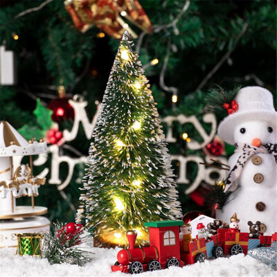 

Siaonvr Christmas Decorations Desktop Decoration With LED Lights Mini Christmas Tree