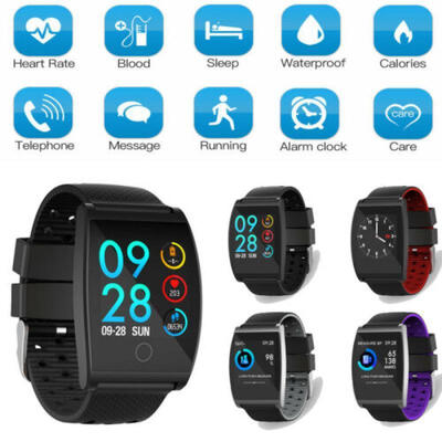 

Color Screen Bluetooth Smart Watch Heart Rate Calorie Reminder For Android IOS