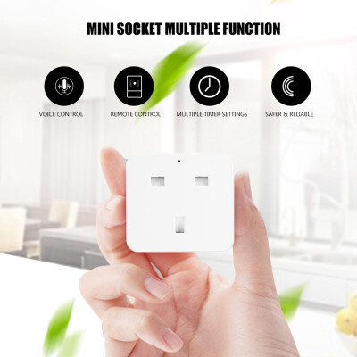 

Greensen Wifi Power Socket Mini Socket Outlet Wifi Smart Plug Works for Alexa Google Home WIFI UK Wifi Smart Plug Power Socket