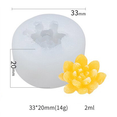 

Succulent Cacti Candle Mold Moulds DIY Craft Soap Molds Plaster Silicone Molds