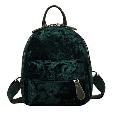 

Women Soft Velvet Backpack Teenager Girls Small Travel Backpacks School Bag