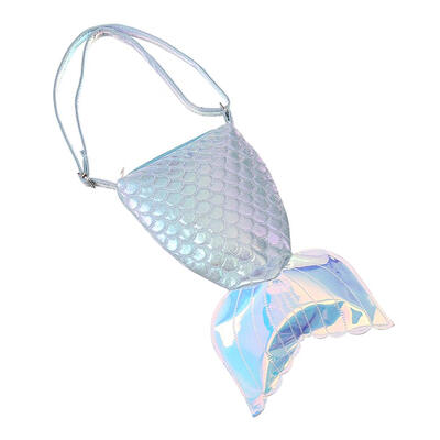 

Cute Fish Tail Pattern Shoulder Handbags Women Leather Small Crossbody Bags