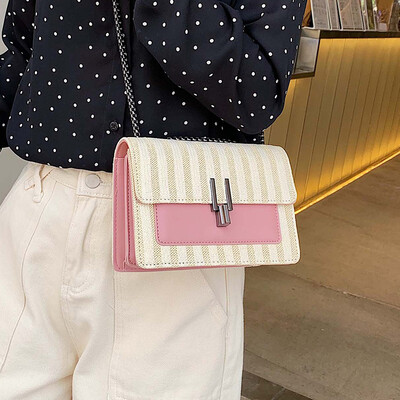 

Net red small bag wild foreign women handbag 2019 new fashion chain bag summer small fresh wild ins oblique
