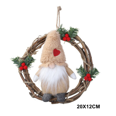 

8Inch Plush Gnome Doll Ornaments Swedish Christmas Santa Nisse Nordic Elf Figurine Holiday Gift Christmas Decorations For Home