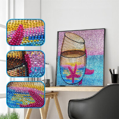 

5D DIY Special Shaped Diamond Painting Crossing Stitch Full Drill Crystal Rhinestone Embroidery Paintings Arts Crafts Gifts Home W